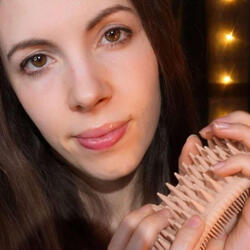 Face Brushing With A Makeup Brush (Soothing Whispers)
