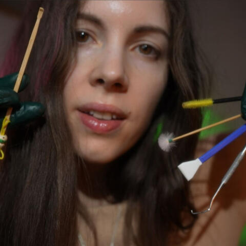 ASMR Experimenting On Your Ears (Ear Cleaning Sounds)