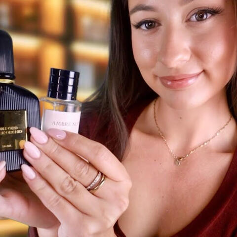 ASMR Perfume Shop Roleplay Spraying, Tapping, Whispering