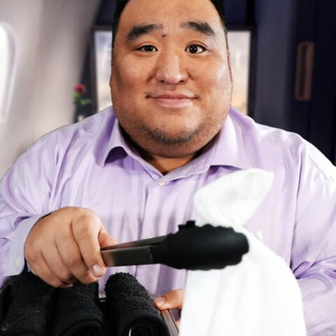 ASMR First Class Flight Experience