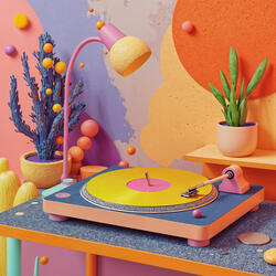 Flying Over The Lake