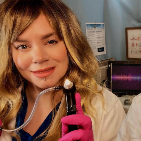 ASMR Ear Research Exam And Otoscope Study