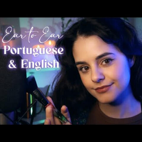 ASMR Portuguese / English Mix Ear to Ear Whispers to fall asleep
