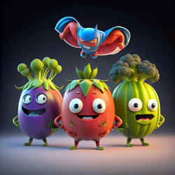 Superhero Vegetables Save the Day (Eat Your Veggies)