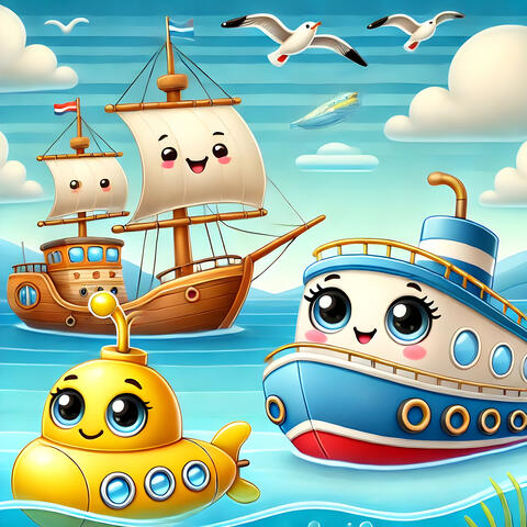 Boats, Ships, Submarine Songs for Kids, Toddlers, Preschoolers
