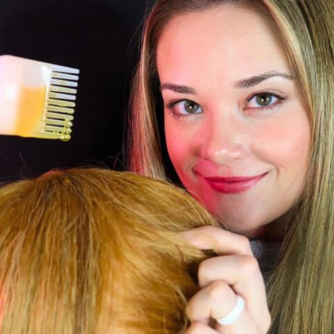 ASMR Scalp Massage & Spa Treatment Roleplay! Brushing, Oiling, Soft Spoken
