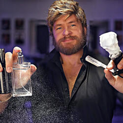 Razor Shaving Your Face With Foam (Very Crunchy Tingly Sounds)