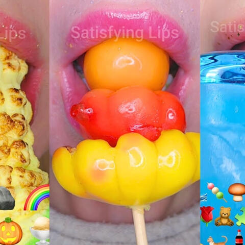 30 Minutes For SLEEP RELAX STUDY Emoji Challenge Satisfying ASMR Mouth Sounds