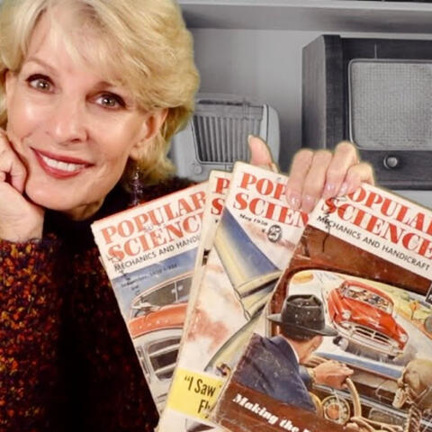 ASMR Blast to the Future from 1950 via 1950 Popular Science Mags!