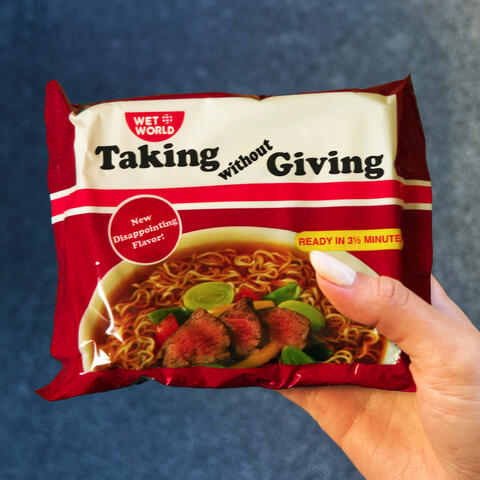 taking without giving