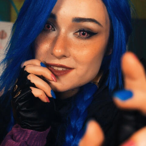ASMR Jinx - patching you up sort of