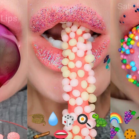 1 HOUR FOR SLEEP RELAX STUDY Satisfying ASMR Emoji Challenge