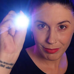 Follow My Finger As I Use This Big Light Stick