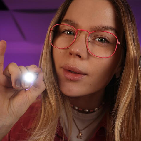 ASMR Medical Home Visit - Nurse Lizi Helps You Sleep with Gentle Tests