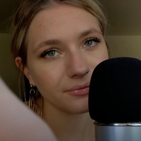 ASMR - Close Whispering & Face Touching