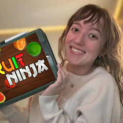 ASMR Fruit Ninja on My iPad ~ Light Scratching Sounds, Tapping - Part 3