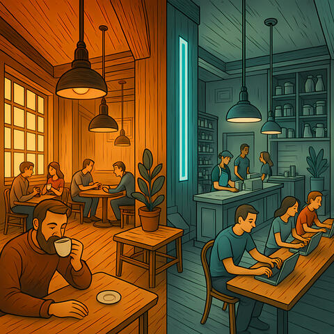 Chill Work Music Jazz Lounge Cafe 2025 Jazzy Band Studying Working Sleeping