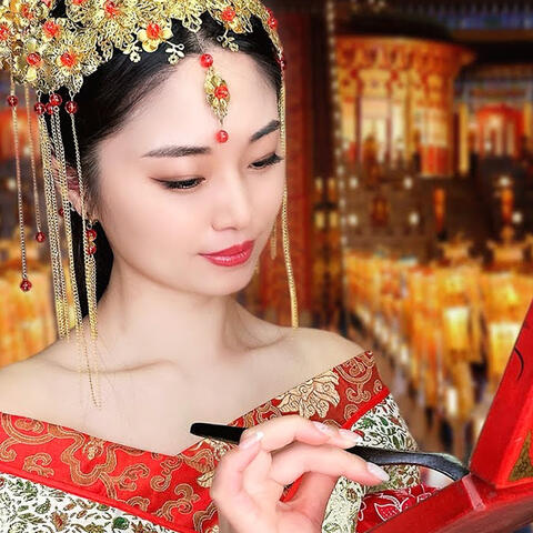 ASMR Chinese Princess Spring Flower Makeup