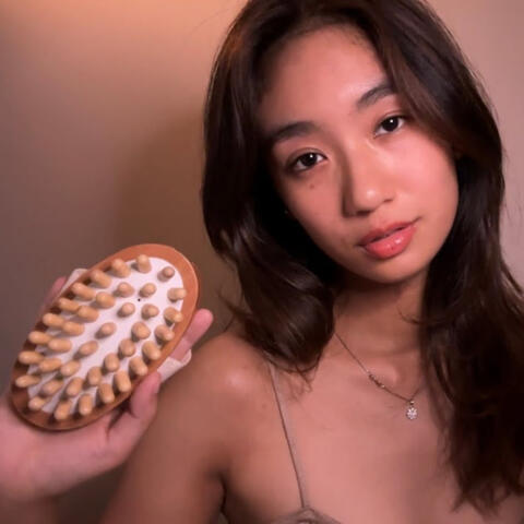 ASMR Dry Body Brushing for Sleep & Relaxation