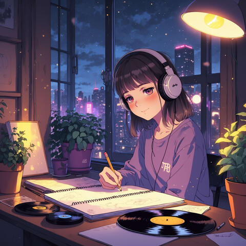 Wisteria Dusk Lo-Fi