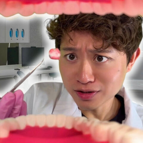Candy-Eating Dentist ASMR (Tooth Cleaning RP)