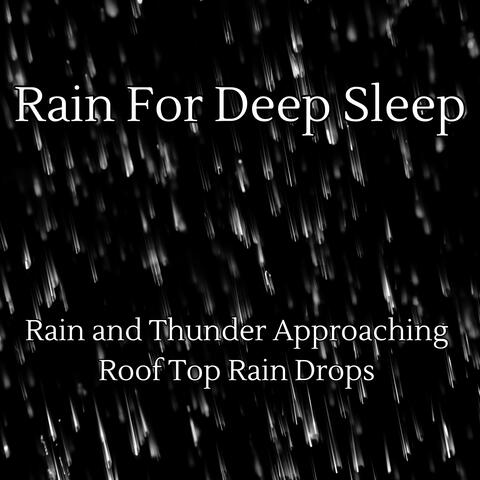 Rain and Thunder Approaching Roof Top Rain Drops