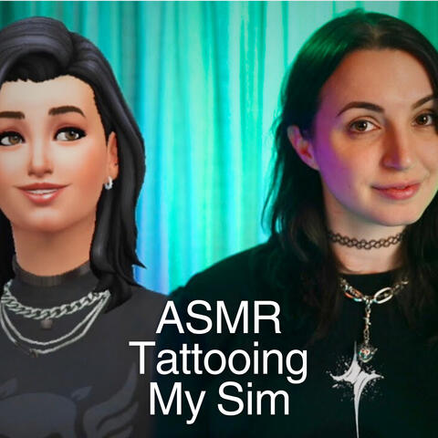 ASMR - Hand Drawing ALL of my Tattoos on my Sim Self