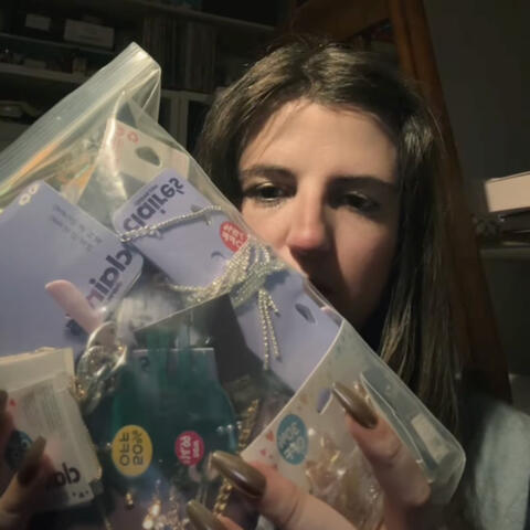 Found Sparkly Treasures In a Mystery Bag