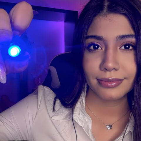 ASMR EXAMEN DE NERVIOS CRANEALES PERO CON LOS OJOS CERRADOS