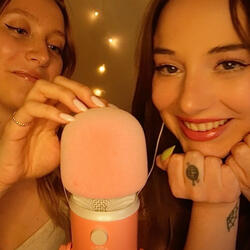 nail tapping and mic scratching