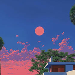 distant moon