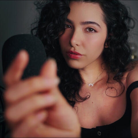 ASMR Touching Your Face While I Whisper for Deep Sleep