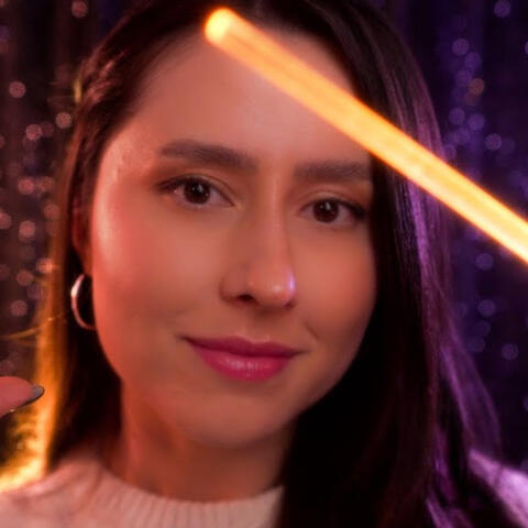 ASMR EYES HEAVY in 3, 2, 1...  Plucking, lightsaber, spiral, mouth sounds, massage, and more