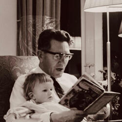 Reading by Lamplight