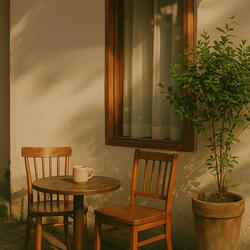 문 열고 들어온 햇살 (Sunlight Through the Open Door)