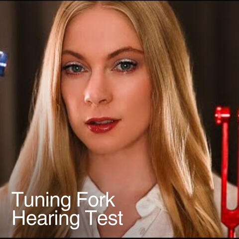 ASMR Tuning Fork Hearing Test Roleplay Eyes Closed, Rinne & Weber, Ear to Ear Exam
