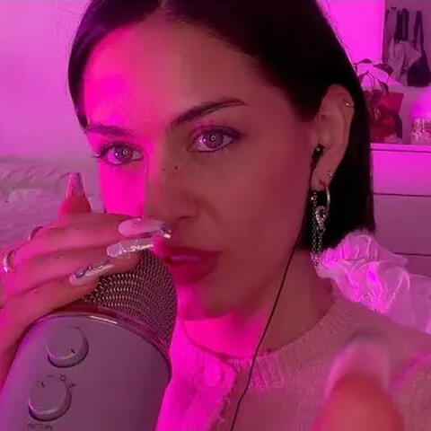 ASMR mouth sounds & hand movements for deep sleep