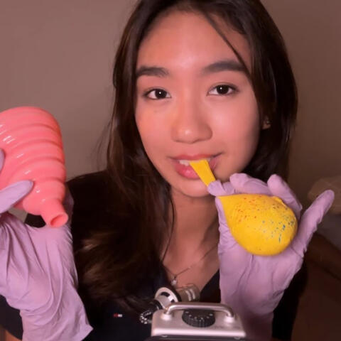 ASMR - Latex Triggers & Rubbery Sounds