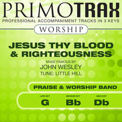 Jesus Thy Blood & Righteousness (Low Key - G) [Performance Backing Track]