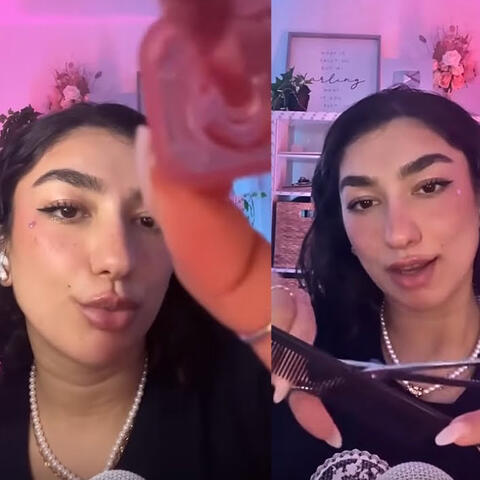ASMR Mega Glow-Up (Eye Exam, Hair & Makeup)