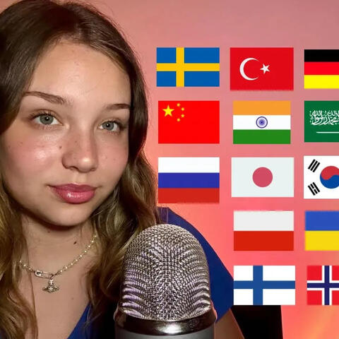ASMR | 30 Languages in 30 Minutes! (Find Your Language )