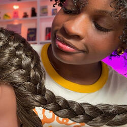 Starting the First French Braid