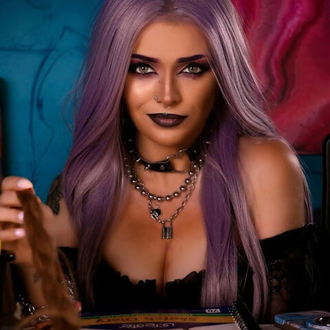 ASMR She’s Goth, In Your Class, Twirling Your Hair
