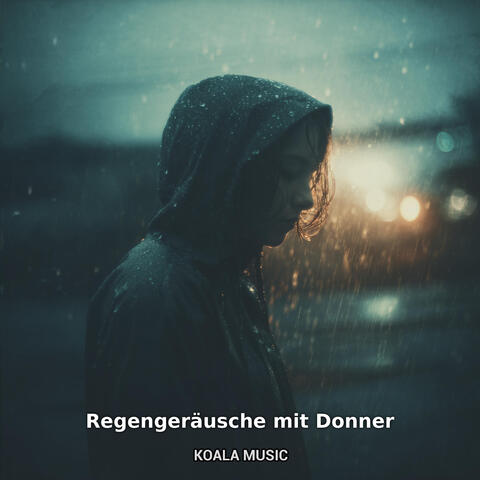 Regengeräusche mit Donner
