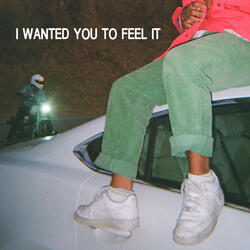 I WANTED YOU TO FEEL IT