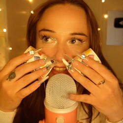 folding fan with visuals