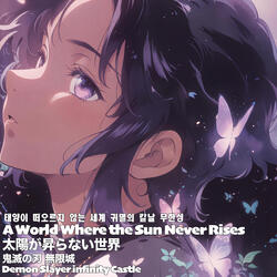 太陽が昇らない世界 鬼滅の刃無限城 태양이 떠오르지 않는 세계 귀멸의 칼날 무한성  A World Where the Sun Never Rises Demon Slayer infinity Castle