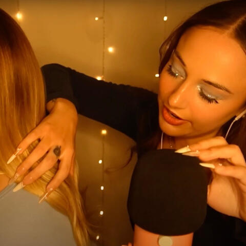 REAL ASMR on Each other and The Mic
