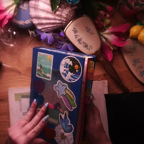 ASMR Thrifted Journals and Sketchbooks