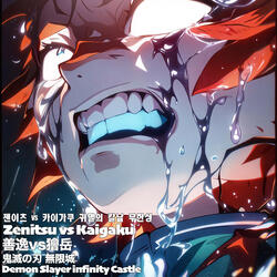 Zenitsu vs Kaigaku Demon Slayer Infinity Castle Movie 젠이츠 vs 카이가쿠 귀멸의 칼날 무한성 善逸vs獪岳 鬼滅の刃 無限城